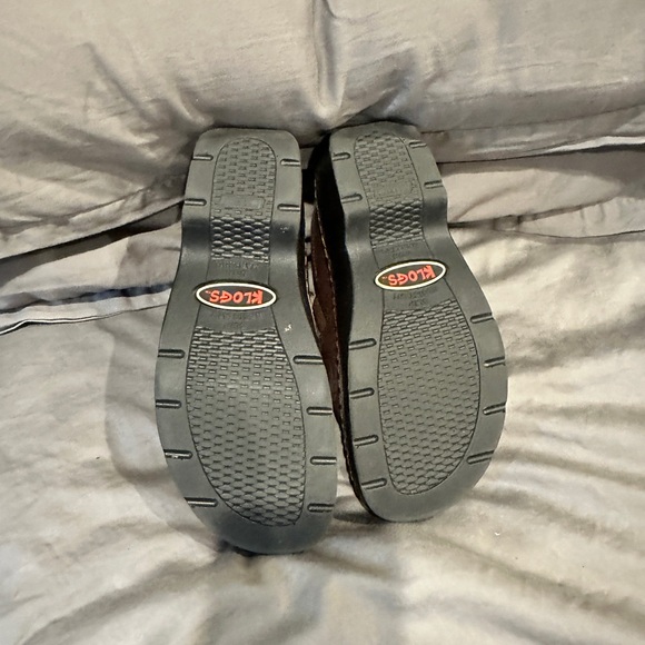 Tooled leather loafer clogs - Picture 3 of 4